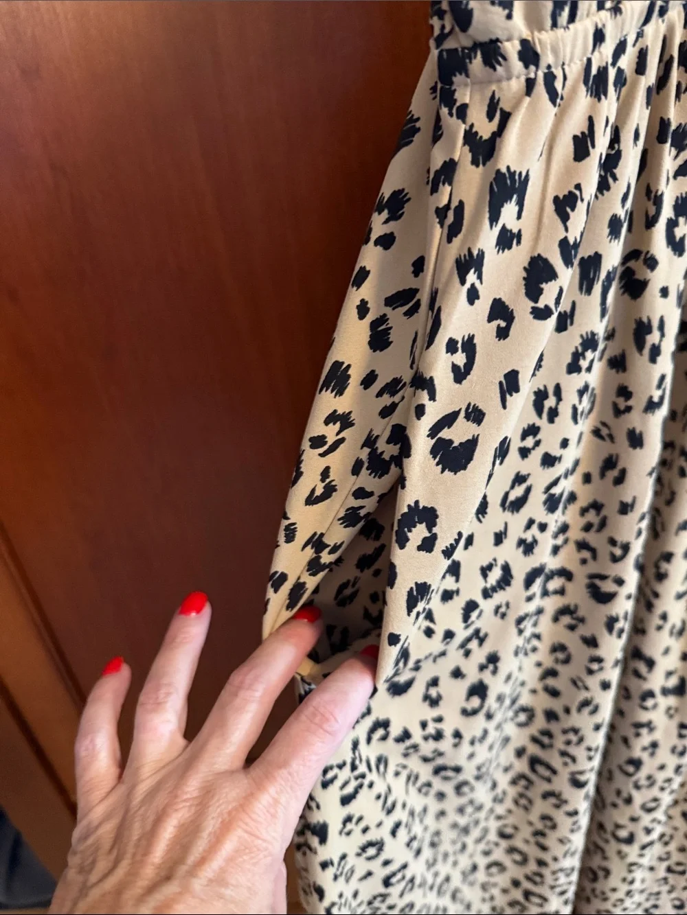 a new day Leopard-Print Maxi Dress in Beige and Black - Picture 4 of 5